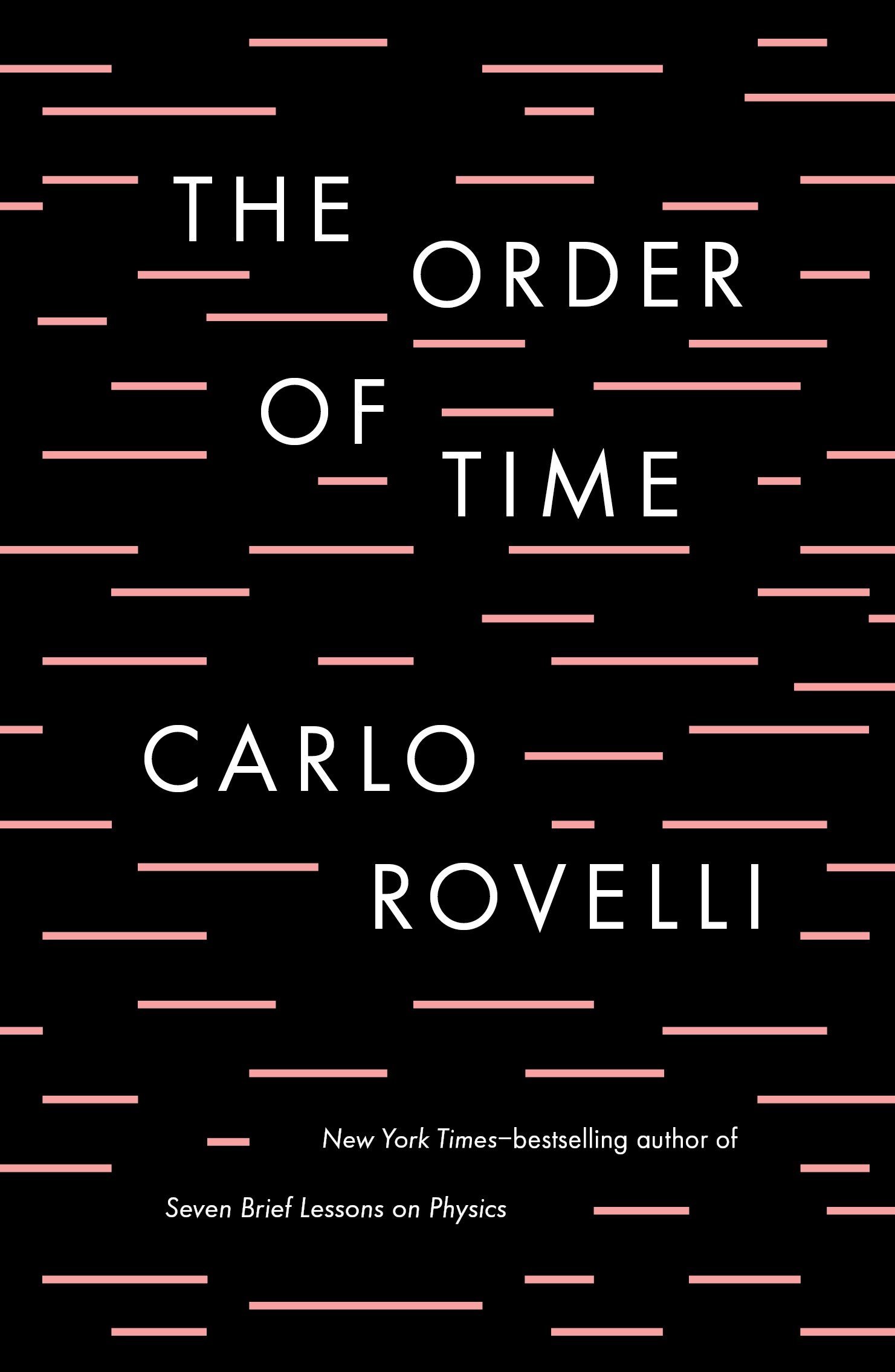 The book cover for “The Order of Time” by Carlo Rovelli