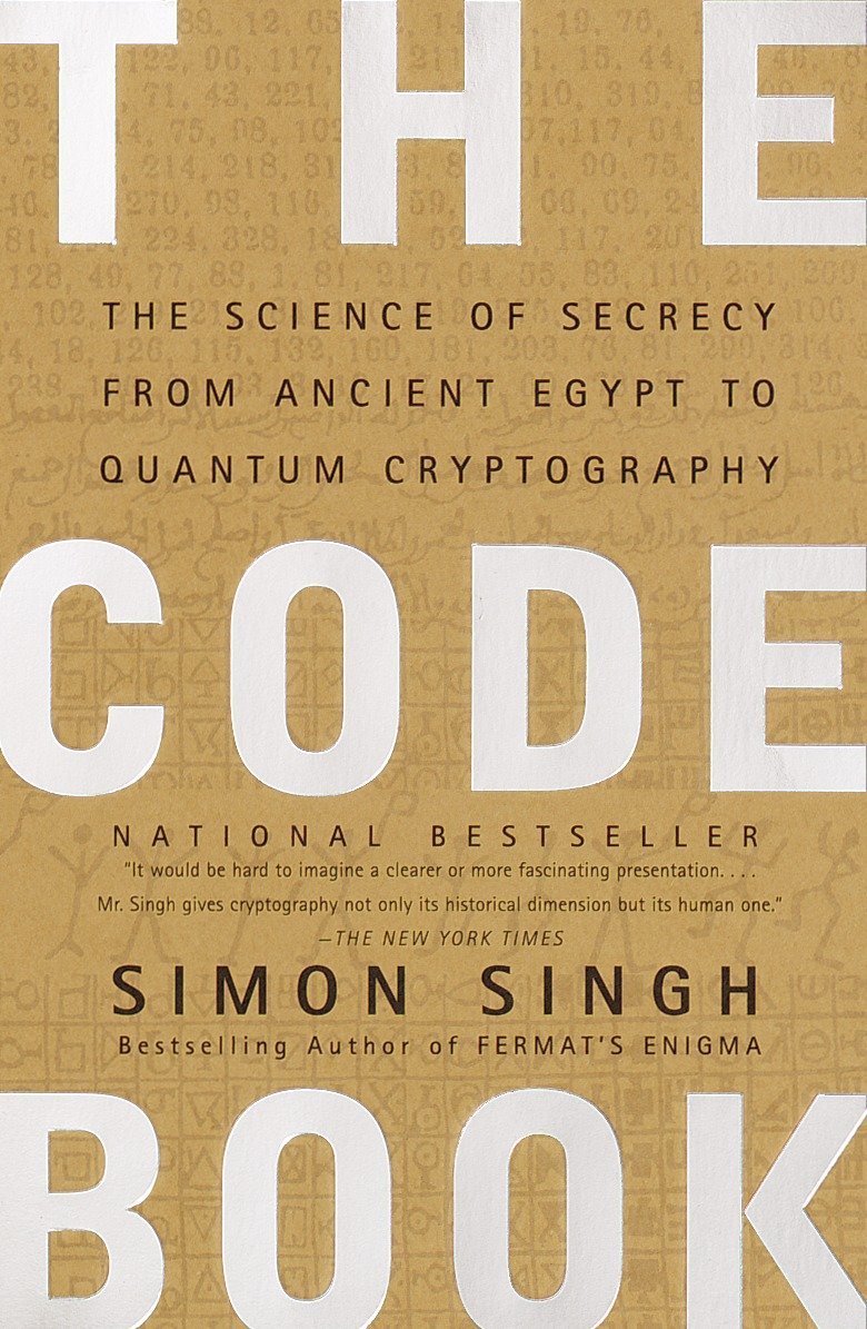 The book cover for “The Code Book” by Simon Singh