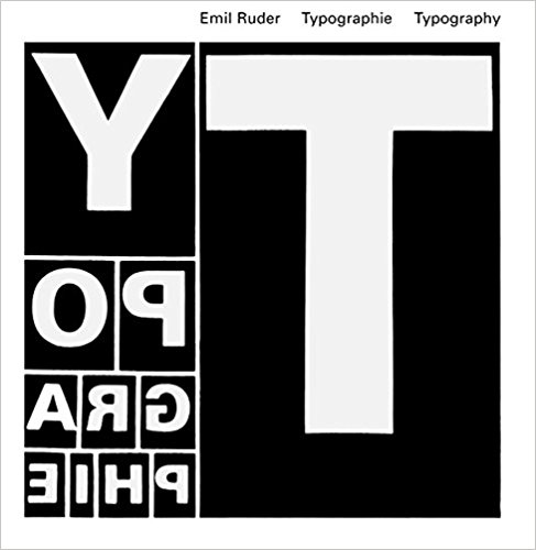 The book cover for “Typographie” by Emil Ruder